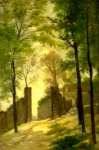 Stanislas-Victor-Edmond Lepine - A Gateway behind Trees